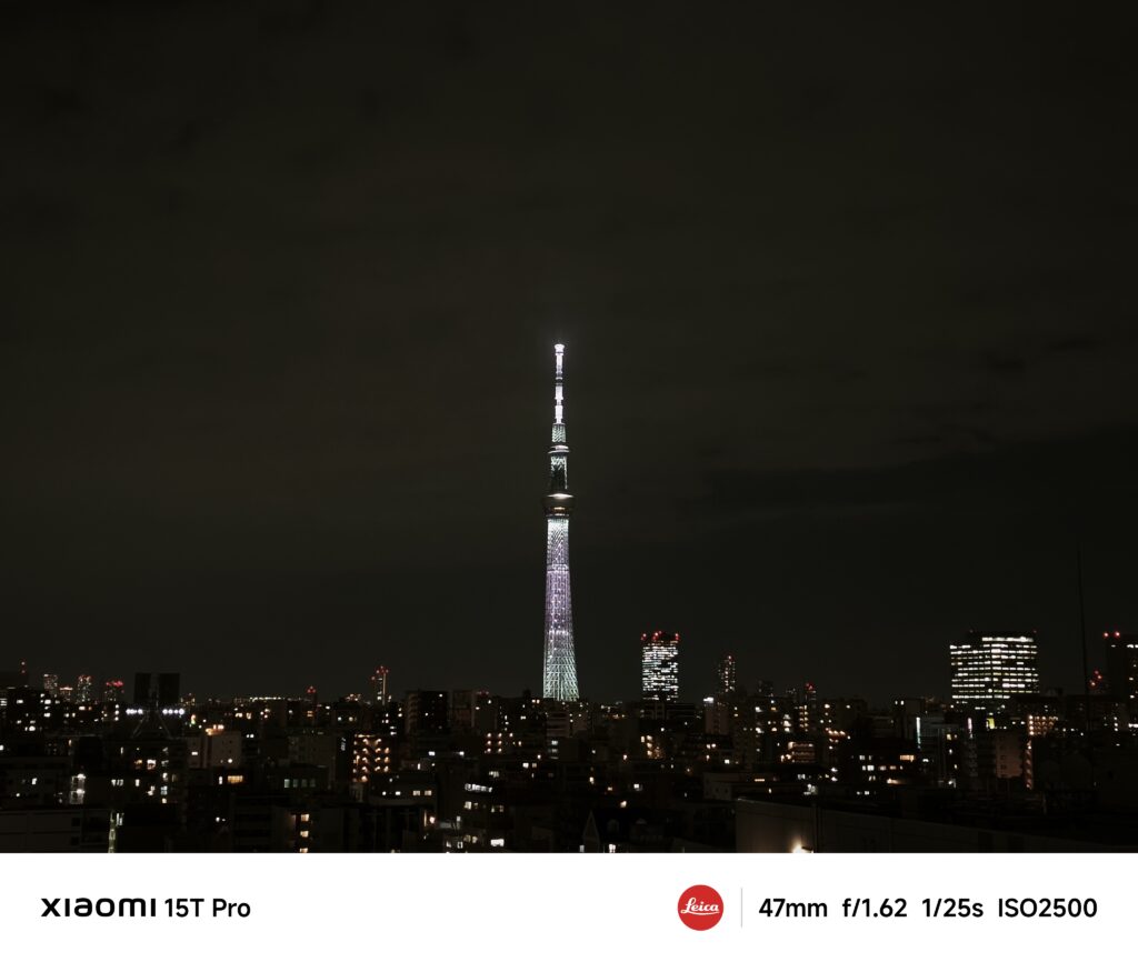 Xiaomi 15T proでの撮影写真｜スカイツリー